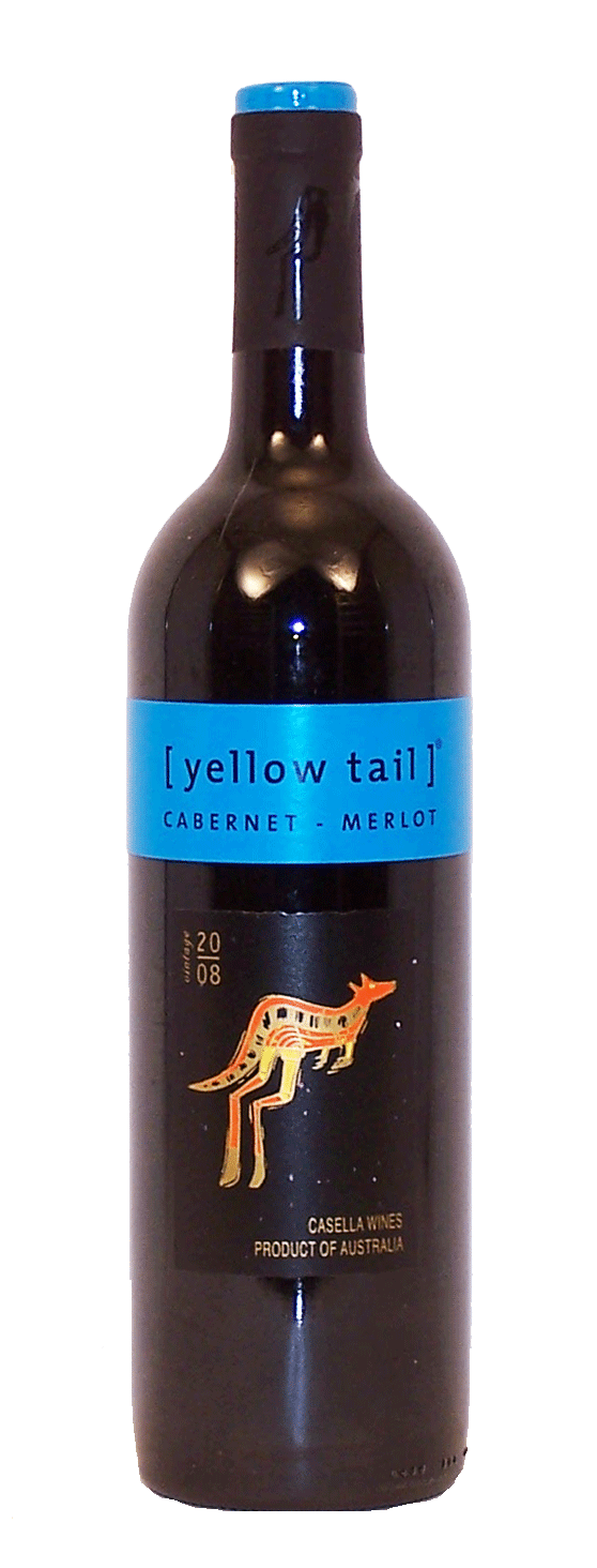 Yellow Tail  cabernet 70% - merlot 30%, south eastern australia, 13.5% alc./vol. Full-Size Picture